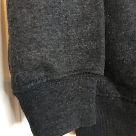 Kid's Medium Reebok Dark Gray Long Sleeve Sweatshirt M - Picture 5 of 6